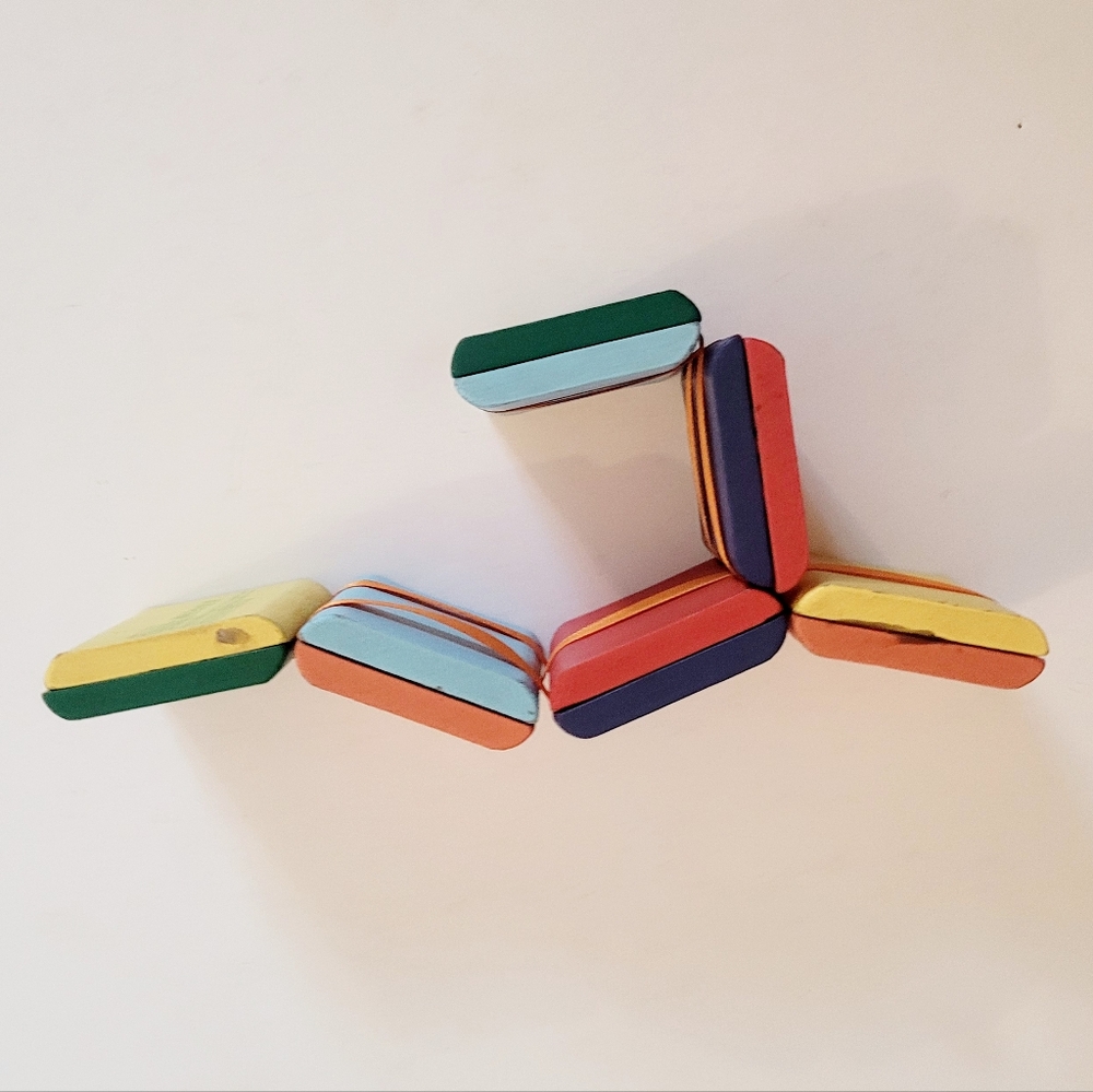 Vintage Wooden accordion toy
